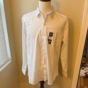 George Men's Crisp White Dress Shirt